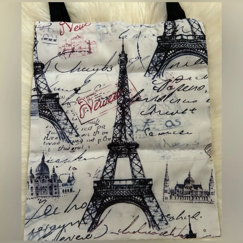 ✨ NEW ✨ Paris Style Tote Bag ✨ - Picture 3 of 10